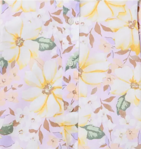 Janie and Jack Shirts-The Poplin Shirt lavish lilac floral