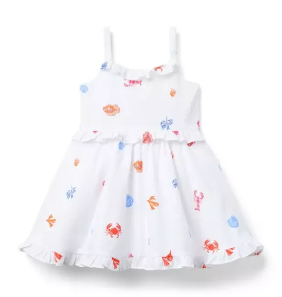 Janie and Jack Dresses-The Seas The Day Dress white ocean icon