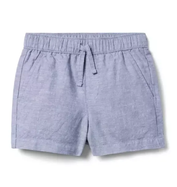 Janie and Jack Matching Sets|Shorts-The Shortest Short rainy blue heather