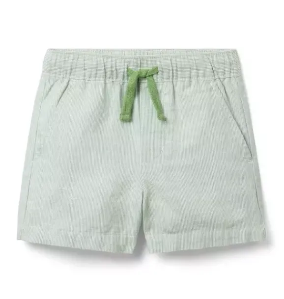 Janie and Jack Shorts-The Shortest Short mountain green stripe