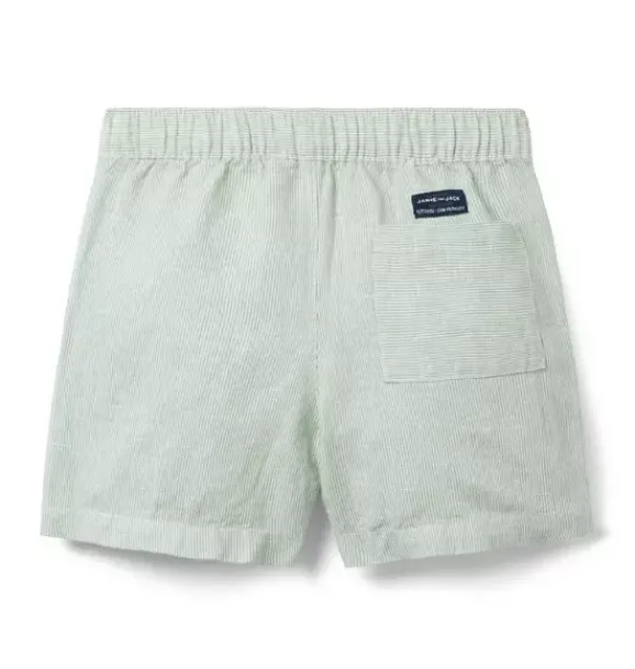 Janie and Jack Shorts-The Shortest Short mountain green stripe