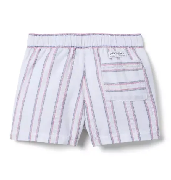 Janie and Jack Matching Sets|Shorts-The Shortest Short white stripe