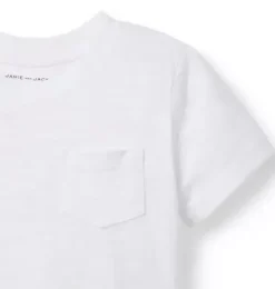 Janie and Jack Tees-The Slub Tee white