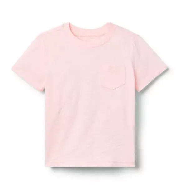 Janie and Jack Tees-The Slub Tee soft rose