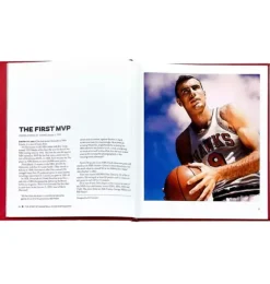 Janie and Jack Books-The Story of Basketball LEATHER EDITION red