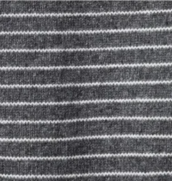 Janie and Jack Sweaters & Sweatshirts-The Striped Hooded Sweater charcoal heather stripe