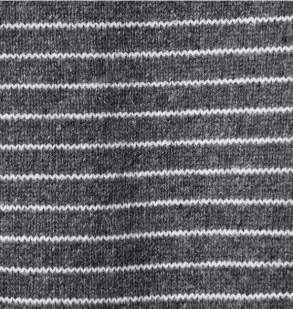 Janie and Jack Sweaters & Sweatshirts-The Striped Hooded Sweater charcoal heather stripe