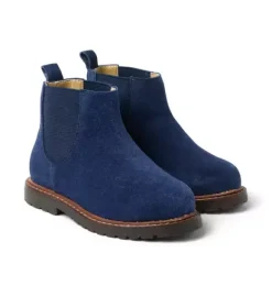 Janie and Jack Shoes-The Suede Chelsea Boot merchant marine