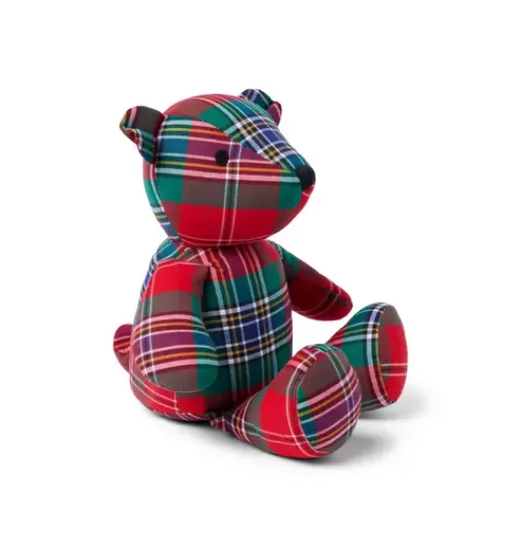 Janie and Jack Shoes & Accessories|Shoes & Accessories-The Tartan Bear Plush bradbury red tartan