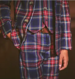 Janie and Jack Suiting|Pants-The Tartan Pant holiday red tartan