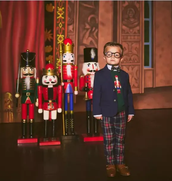 Janie and Jack Suiting|Pants-The Tartan Pant holiday red tartan