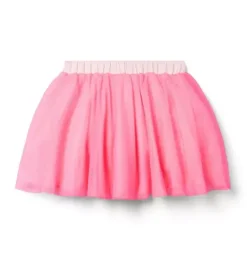 Janie and Jack Skirts & Shorts-The Tulle Skirt neon pink