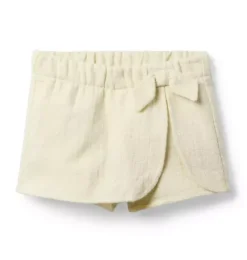 Janie and Jack Skirts & Shorts-The Wrap Skort freshwater pearl