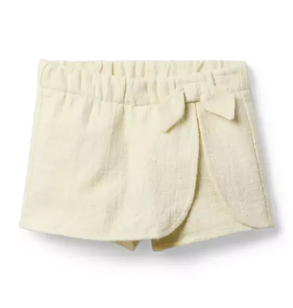 Janie and Jack Skirts & Shorts-The Wrap Skort freshwater pearl