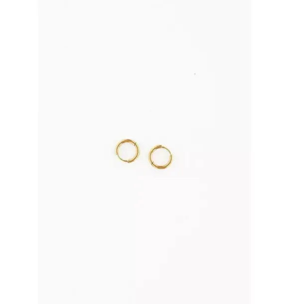 Janie and Jack Kids Accessories|Jewelry-Thin Hoop 8mm Earrings gold