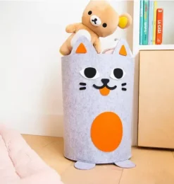 Janie and Jack Storage-Tidy Bag Cat grey