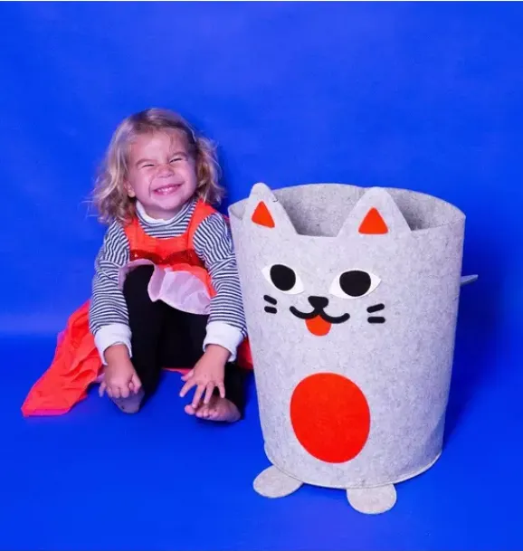 Janie and Jack Storage-Tidy Bag Cat grey