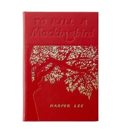 Janie and Jack Books-TO KILL A MOCKINGBIRD LEATHER EDITION red