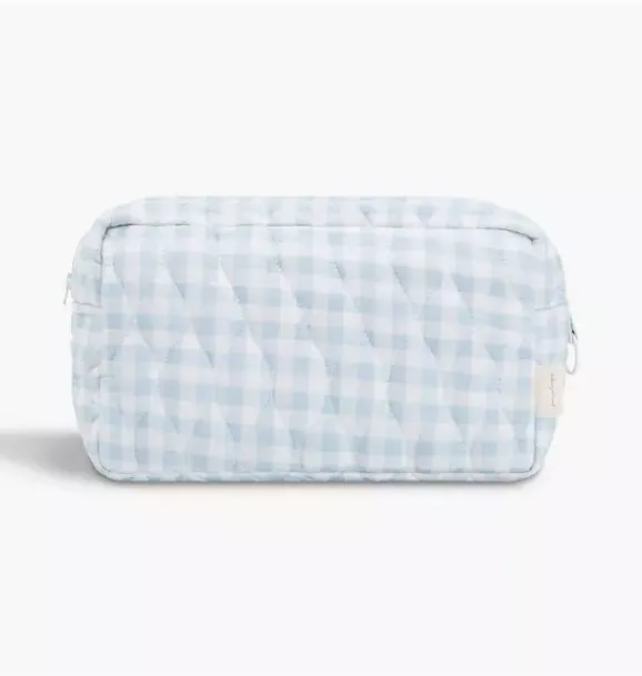 Janie and Jack Nursery|Luggage-Toiletry Pouch - Gingham blue