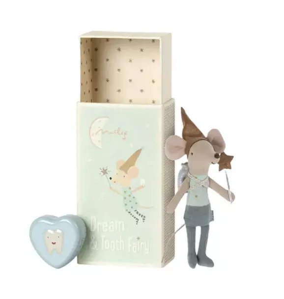 Janie and Jack Dolls-Tooth Fairy Mouse, blue
