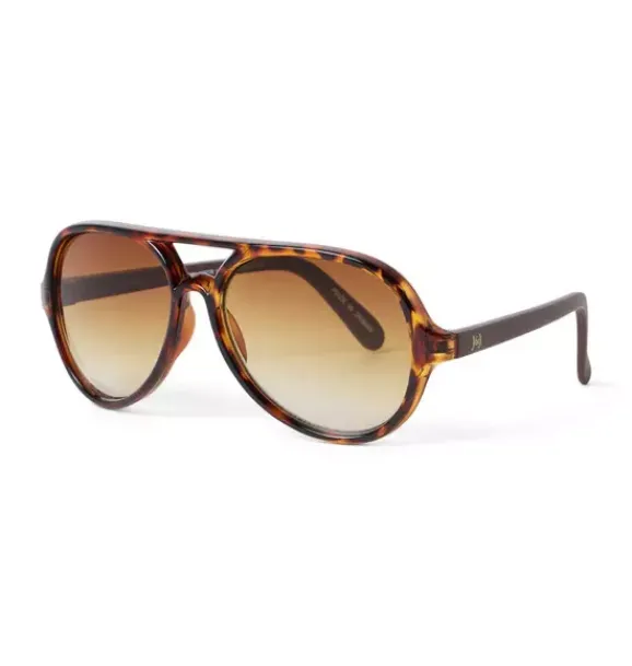 Janie and Jack Accessories|Sunglasses-Tortoise Aviator Sunglasses tortoise brown