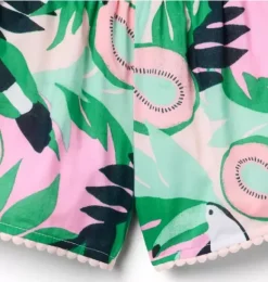 Janie and Jack Matching Sets|Skirts & Shorts-Toucan Ruffle Short soft rose toucan