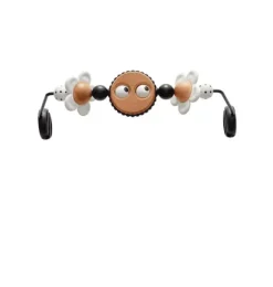 Janie and Jack Baby Activity-Toy for Bouncer, Googly Eyes Black + White black white