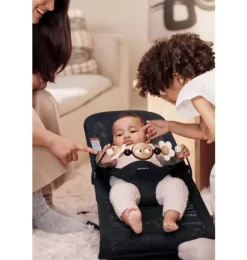 Janie and Jack Baby Activity-Toy for Bouncer, Googly Eyes Black + White black white