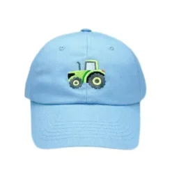 Janie and Jack Kids Accessories-Tractor Baseball Hat blue