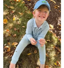 Janie and Jack Kids Accessories-Tractor Baseball Hat blue