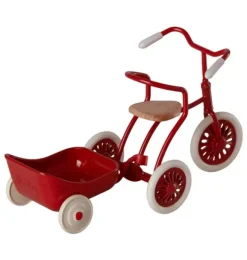 Janie and Jack Dolls-Tricycle Hanger, Mouse - red