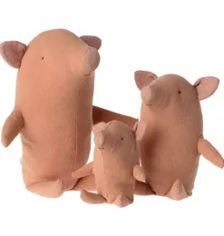 Janie and Jack Stuffed Animals-Truffle Pig, Medium pink