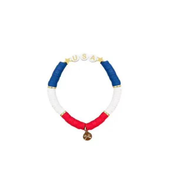 Janie and Jack Jewelry|Kids Accessories-USA Bracelet red/white/blue