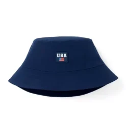 Janie and Jack Accessories|Boy-USA Bucket Hat merchant marine