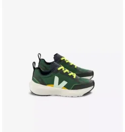 Janie and Jack Kids Shoes|Shoes-Veja Kid Canary Sneaker dark green