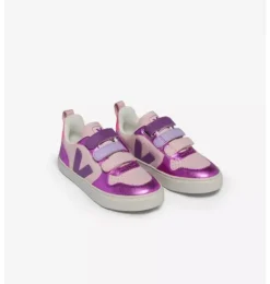 Janie and Jack Kids Shoes|Shoes-Veja Kid Metallic V-10 Sneaker metallic purple