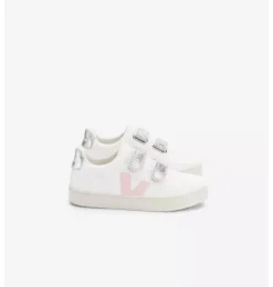 Janie and Jack Kids Shoes|Shoes-Veja Toddler Metallic Esplar Sneaker white