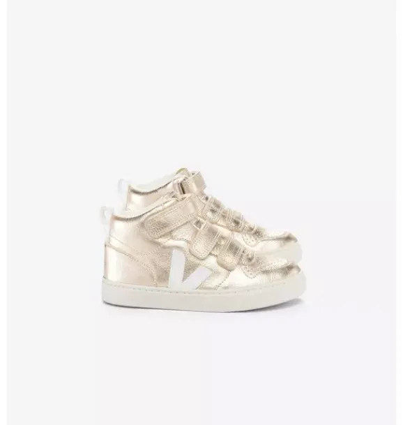 Janie and Jack Kids Shoes|Shoes-Veja Toddler Metallic Mid Esplar Sneaker metallic gold