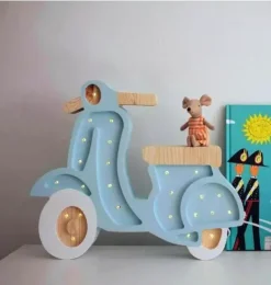 Janie and Jack Lighting-Vespa Lamp blue
