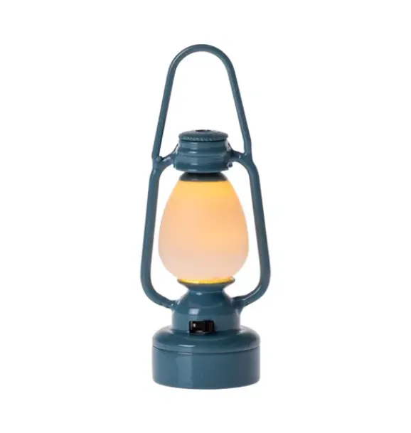 Janie and Jack Dolls-Vintage lantern, Mouse - blue