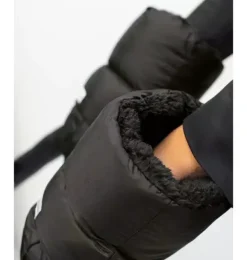 Janie and Jack Strollers-Warmmuffs - Plush black plush