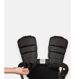 Janie and Jack Strollers-Warmmuffs - Plush black plush