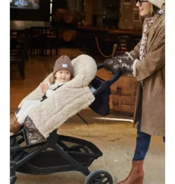 Janie and Jack Strollers-Warmmuffs - Polar brown polar