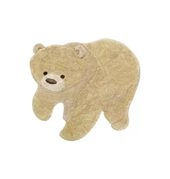 Janie and Jack Rugs-Washable Animal Rug Bear honey