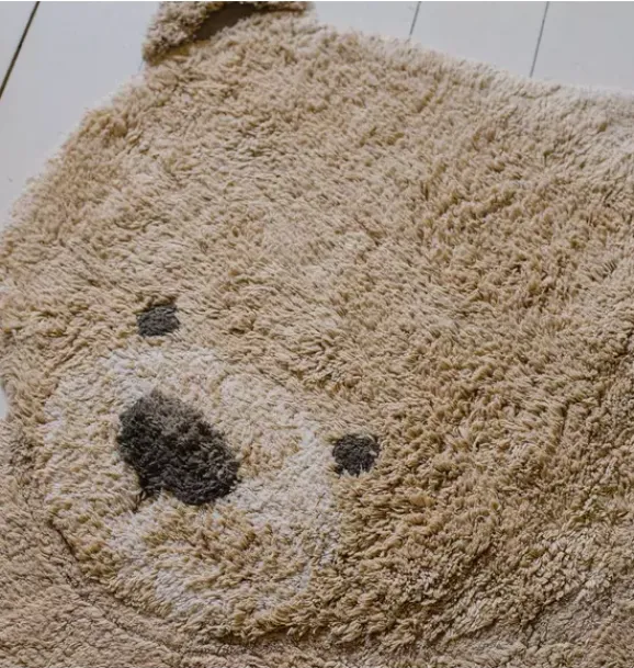Janie and Jack Rugs-Washable Animal Rug Bear honey
