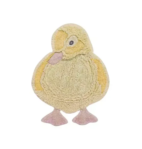 Janie and Jack Rugs-Washable Animal Rug Ducky yellow
