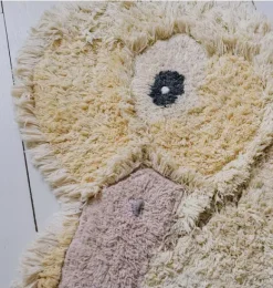 Janie and Jack Rugs-Washable Animal Rug Ducky yellow