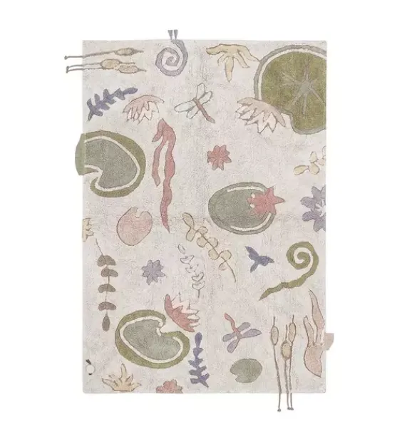 Janie and Jack Rugs-Washable Play Rug Botanic Fantasy multicolor