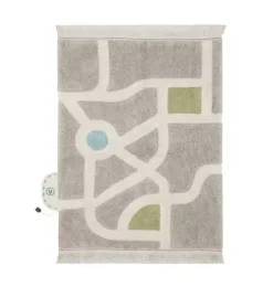 Janie and Jack Rugs-Washable Play Rug Eco-City multicolor