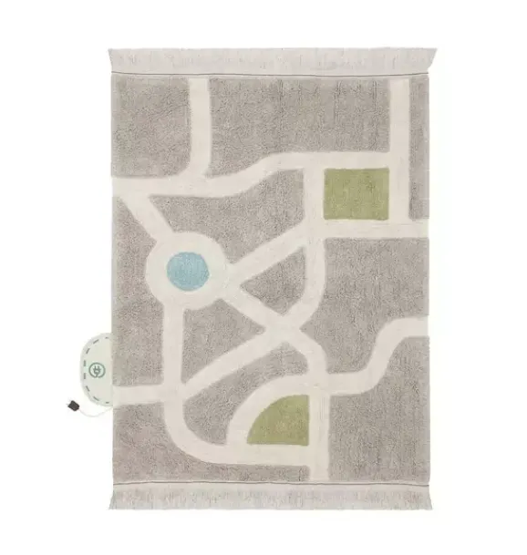 Janie and Jack Rugs-Washable Play Rug Eco-City multicolor